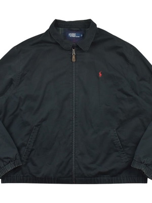 Polo Ralph Lauren Bayport Harrington Jacket black tartan lined, used, XL