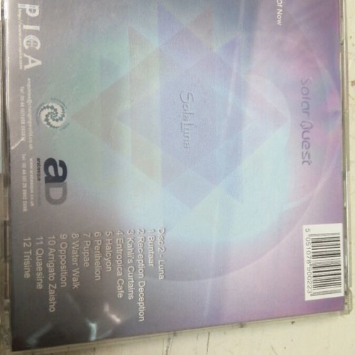 SolarQuest Solaluna 2x CD electronic music downtempo like new