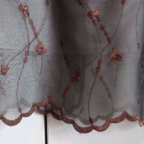 Dress like new, gray with silver and pink gold embroidery, size L