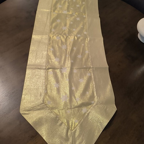 Runner gold color double-sided with star pattern new