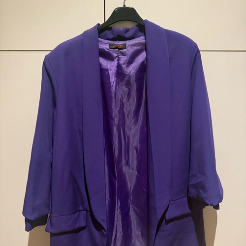 Purple jacket one size like new