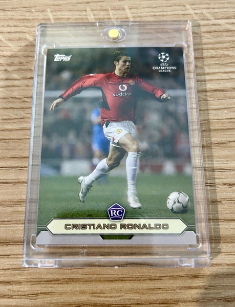 Κάρτα σε ακρυλική θήκη Cristiano Ronaldo Manchester United Lost Rookie Champions League Topps