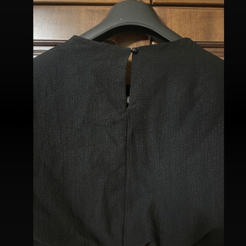 Top and wide-leg pants set black like new