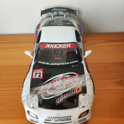 Mazda RX-7 Diecast Model 1:18 Scale Jada Toys Import Racer, like new