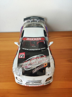 Mazda RX-7 Diecast μοντέλο κλίμακας 1:18 Jada Toys Import Racer, σαν καινούργιο