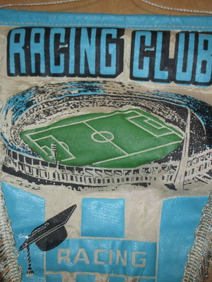 Large Racing Club banner used, Argentina