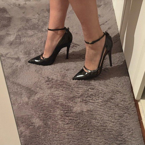 Dsquared2 pumps used, black leather, size 38