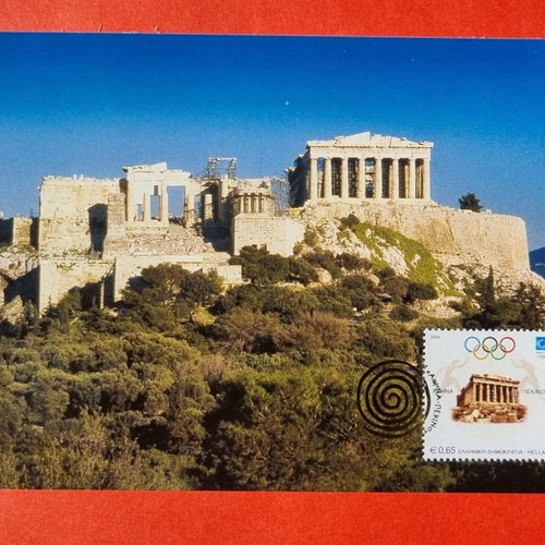 Maximum card commemorative series 10/2004 Athens-Beijing new