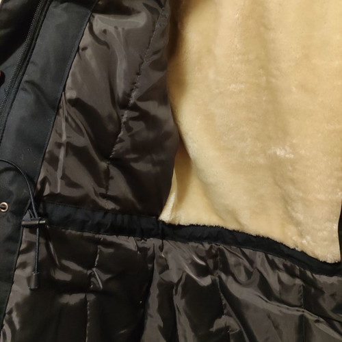 Gelert Parka jacket new dark blue with fur lining