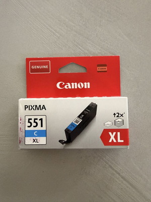 Canon PIXMA 551 C XL Genuine Cyan Ink Cartridge New Sealed