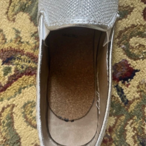Samba Silver Slip-On Shoes Size 39 New