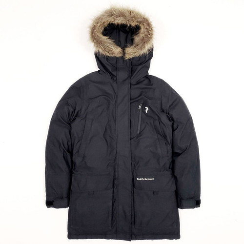 Peak Performance Hipe Down Parka black, like new, women's S