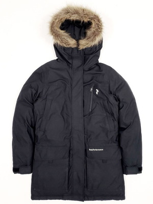 Peak Performance Hipe Down Parka black, like new, women's S