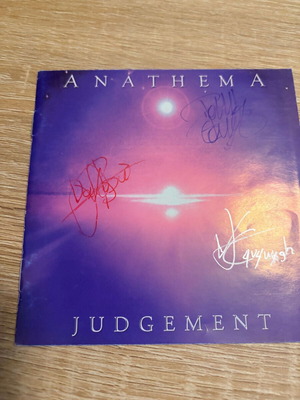 Anathema Judgement booklet μεταχειρισμένο με αυθεντικά αυτόγραφα 1999