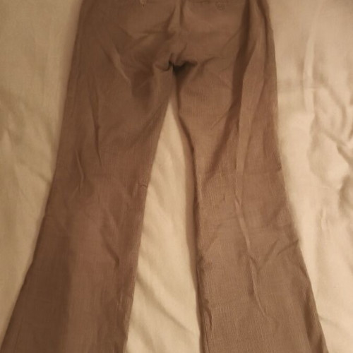 Vintage Hilton Weiner corduroy bell-bottom pants refurbished, cappuccino