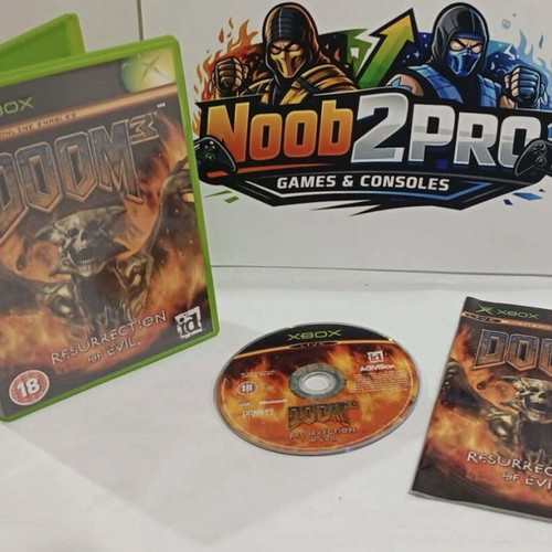 Doom 3 Resurrection of Evil Xbox Classic game used