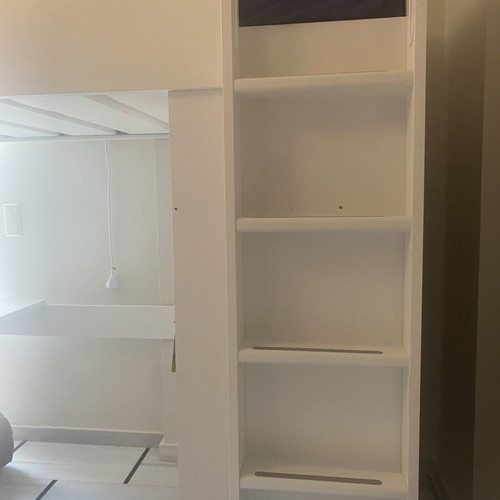 IKEA SMASTAD Loft Bed 90x200 with Desk, Bookshelf and Mattress like new