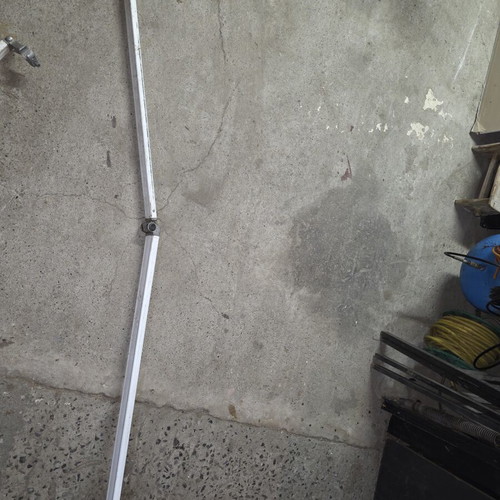 Aluminum balcony awning arms, like new, set of 2