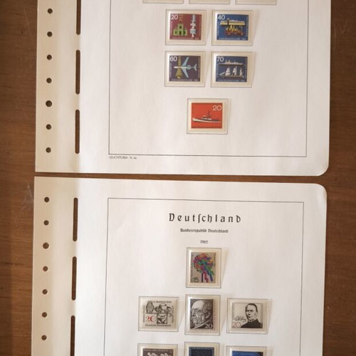 Authentic collectible stamp sheets Germany Bundesrepublik Deutschland
