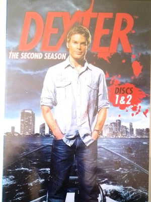 Dexter second season DVD discs 1&2 used with English subtitles