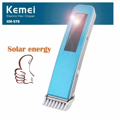 Kemei KM-578 hair clipper with solar charging new