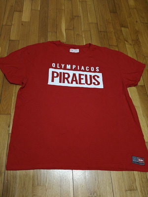 Authentic Olympiacos BC XXL T-shirt with minor print wear