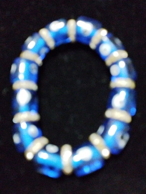 Bracelet used, elastic, blue