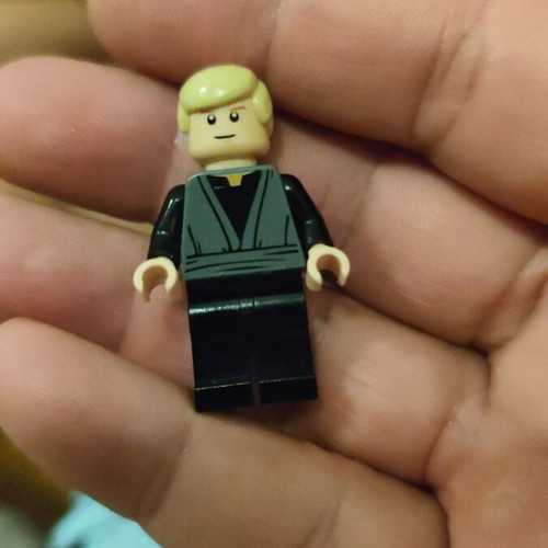 Lego Star Wars Minifigure Luke Skywalker Dark Bluish Gray used