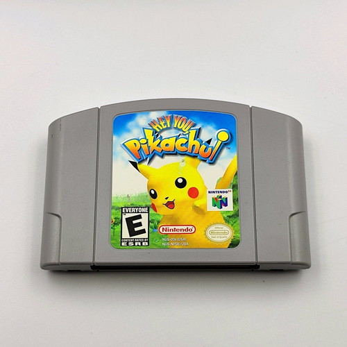 Nintendo 64 Pokémon Pikachu Edition like new with Hey You Pikachu and accessories