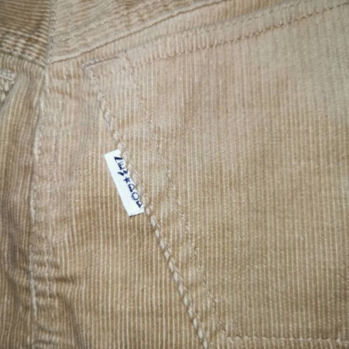 Corduroy skirt, beige camel color, size XS