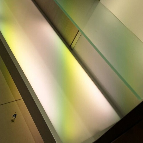 Commercial store shelves like new with illuminated adjustable backs