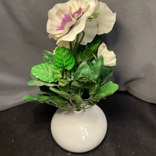 Porcelain container like new, handmade vintage small