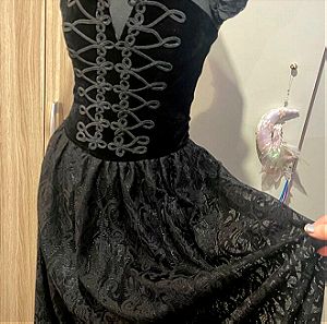 Gothic μακρύ φόρεμα