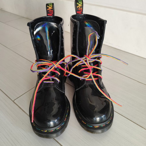Dr. Martens Youthful Boots Size 36 Like New Black Patent