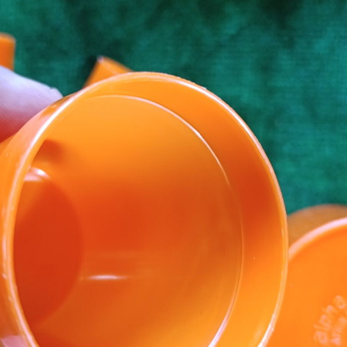 Plastic cups with lids