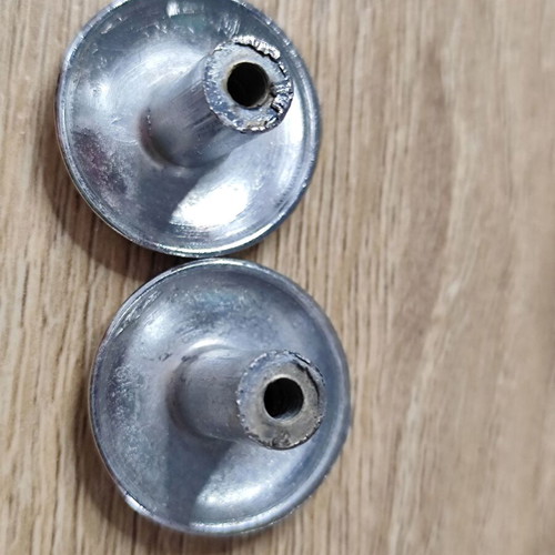 Vintage furniture cabinet knobs used, set of 25 silver