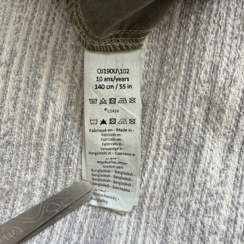 Orchestra khaki shorts for boys, size 10 years - 140 cm
