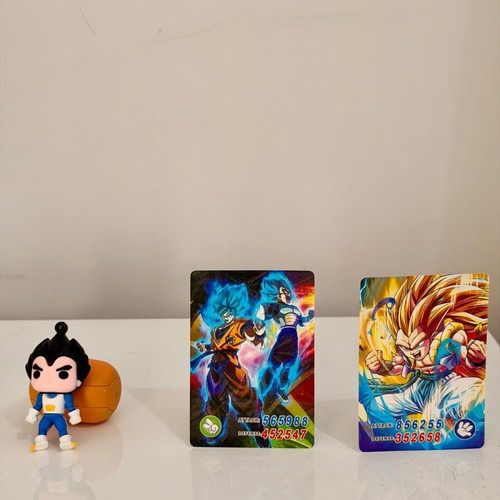 Dragon Ball Super Vegeta keychain and cards new