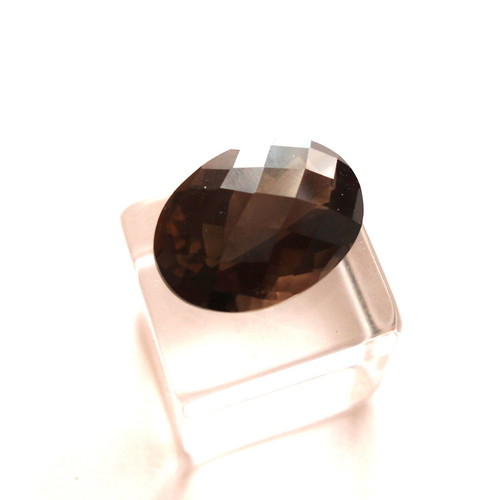 Collectible smoke topaz minerals used, 4 pieces, 111.10 ct