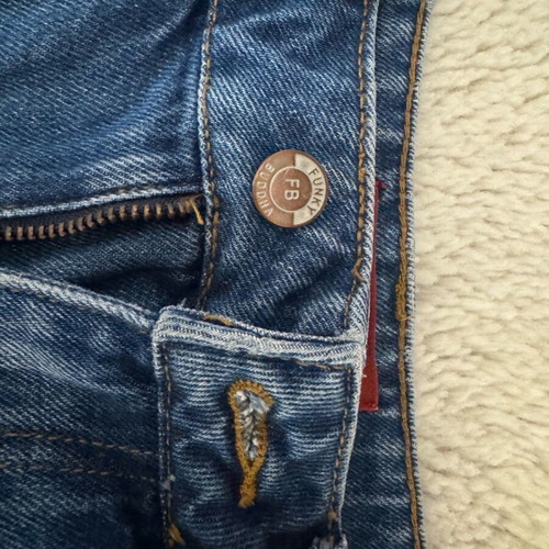 Funky Buddha high-waisted shorts like new, blue, size 26