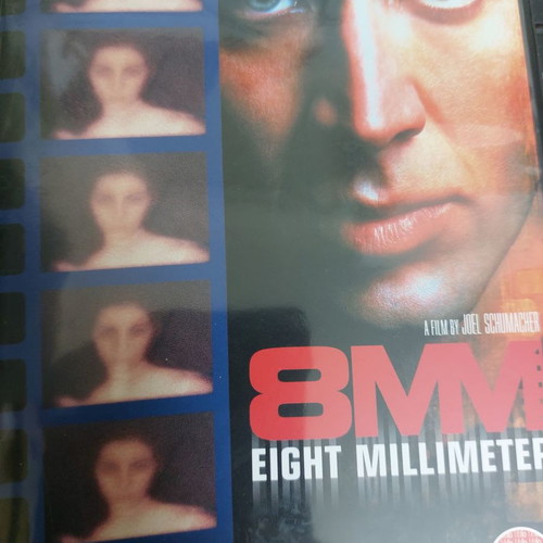8MM DVD new, action, adventure, thriller with subtitles