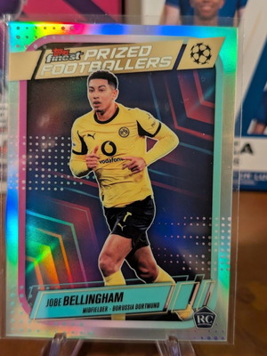 2025-26 Topps Finest UCC Jobe Bellingham RC Prized Footballers κάρτα σαν καινούργιο