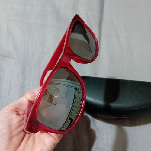 Carrera kids sunglasses used, red