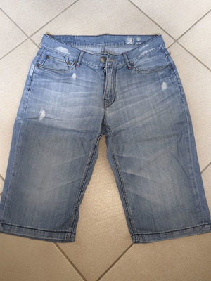 True Kenvelo τζιν σορτς μεταχειρισμένα, loose fit, μέγεθος M, ανοιχτό μπλε