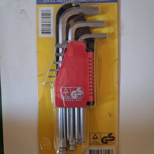 Allen Ball End Set 9 Pieces Chrome Vanadium new