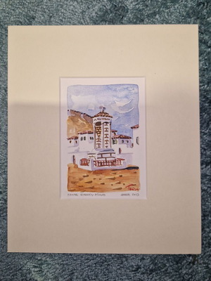 Watercolors Spyros Tsafos Fanari Diogeni new, set of 2