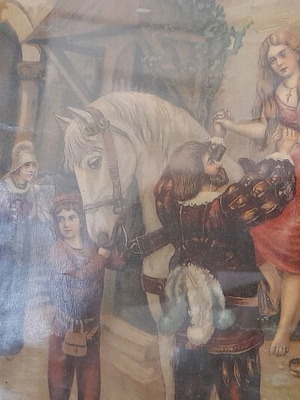 Poster with Return Theme used, medieval view