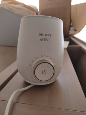 Philips Avent Premium θερμαντήρας μπιμπερό με 2 καινούρια γυάλινα μπιμπερό Dr. Brown's μεταχειρισμένο