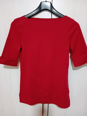 Lauren Ralph Lauren women's red 3/4 sleeve blouse, small