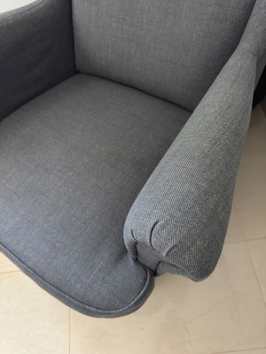 IKEA grey armchair